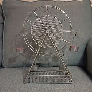 Metal Ferris Wheel Tealight Candle Holder